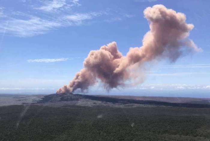 Vulcão Kilauea, no Havaí - AFP PHOTO - Kevan Kamibayashi