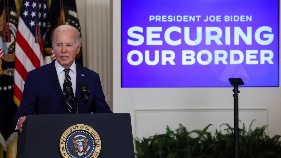 Presidente Joe Biden joga duro para restringir a entrada de imigrantes ilegais pela fronteira (Foto: White House)