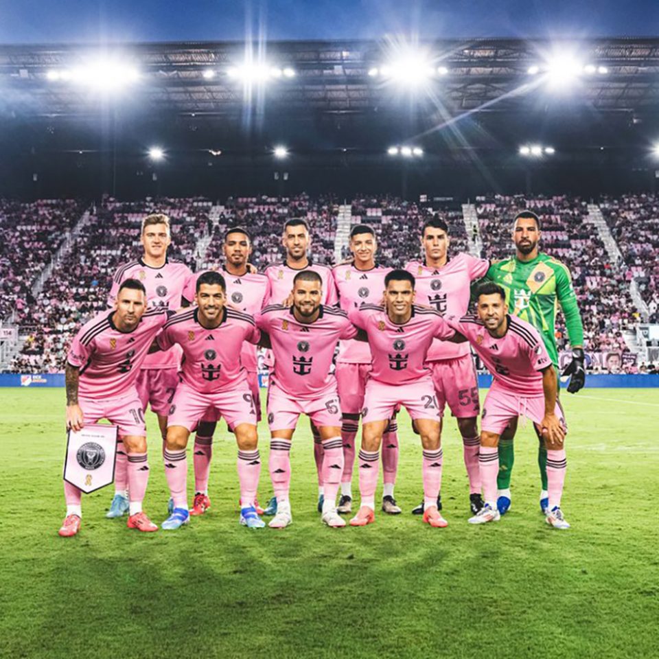 O Inter Miami atualmente lidera a MLS com 62 pontos e está à frente do Los Angeles Galaxy e do FC Cincinnati por 10 pontos na corrida pelo Supporters' Shield (Foto: Inter Miami CF)