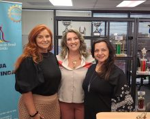 Luciana Lewis, Paola Tucunduva e Solange Gomes (Foto: AcheiUSA)