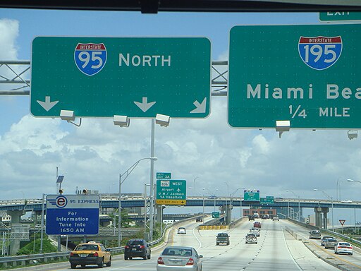 Início de obras provoca interrupção nas vias I-95, I-395 e Dolphin Expressway (foto: Xemenendura/ Wikimedia Commons)