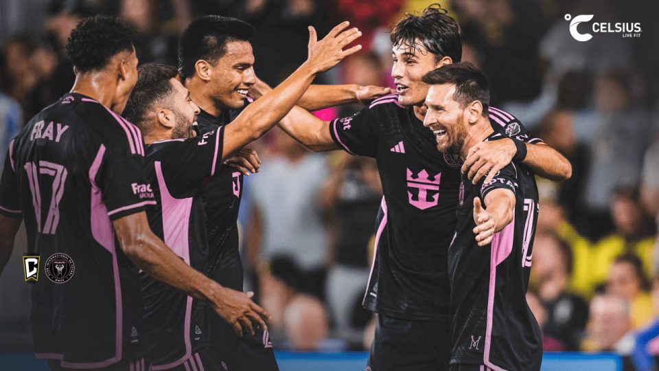 Lionel Messi e seus companheiros do Inter Miami CF garantiram vaga no Mundial de clubes da FIFA 2025, que se realiza nos Estados Unidos, com a vitória sobre o Columbus Crew (Foto: Inter Miami CF)