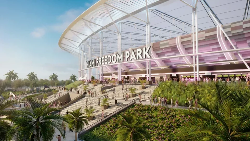 O Miami Freedom Park é um empreendimento de 131 acres ancorado por um novo estádio específico de futebol com 25 mil lugares (Foto: intermiamicf.com)