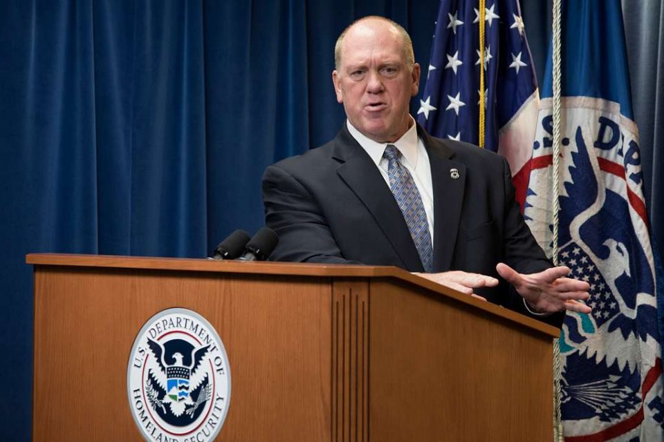 Tom Homan disse que o novo governo Trump priorizará a deportação de imigrantes não autorizados com antecedentes criminais (Foto: CBP)