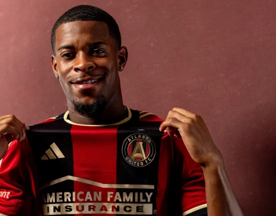 O gol do português Xande Silva garantiu garantiu a vitória do Atlanta United sobre o Inter Miami CF (Foto: Atlanta United)