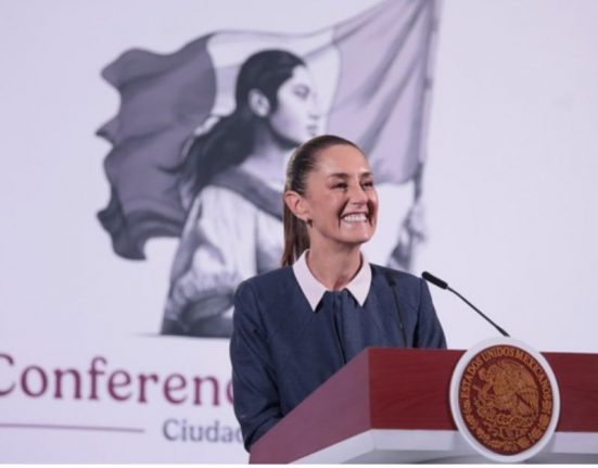 A líder mexicana advertiu que para cada tarifa haverá outra como resposta, e que isso resultaria em risco para os negócios em comum, perda de empregos e inflação para os dois países (Foto: Governo do México)