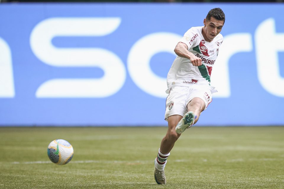 Kevin Serna foi autor do gol da vitória do Fluminense sobre o Palmeiras, que garantiu o Tricolor carioca na Série A (Foto: Assessoria de Comunicação do Fluminense Futebol Clube)