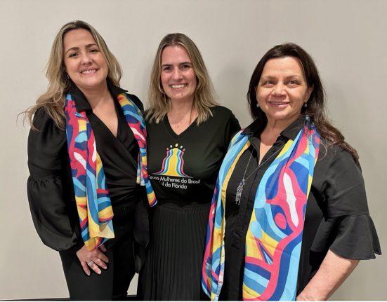 Patrícia Aguirre, Daniela Matos e Solange Gomes (Foto: Divulgação)